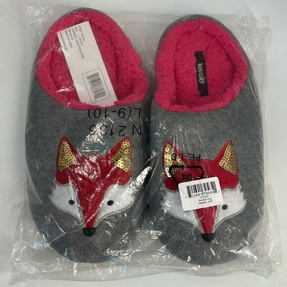 Kensie Slippers New with tags Women’s Size Large 9-10 Fox - Picture 1 of 8